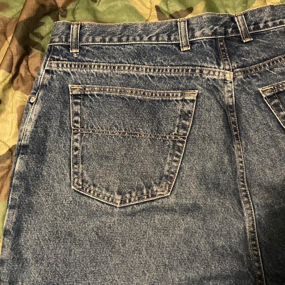 Tommy Hilfiger baggy Wide leg‎ jeans vtg mens 40/34 - Picture 6 of 8